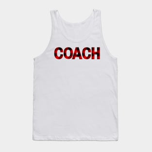 Coach in buffalo plaid Tank Top